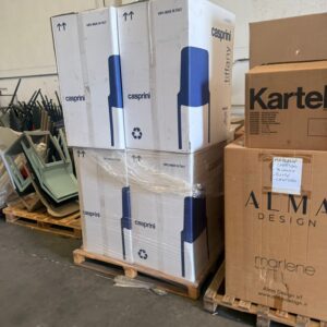 STOCK DI SEDIE IN PLASTICA VARI MODELLI SCATOLATE